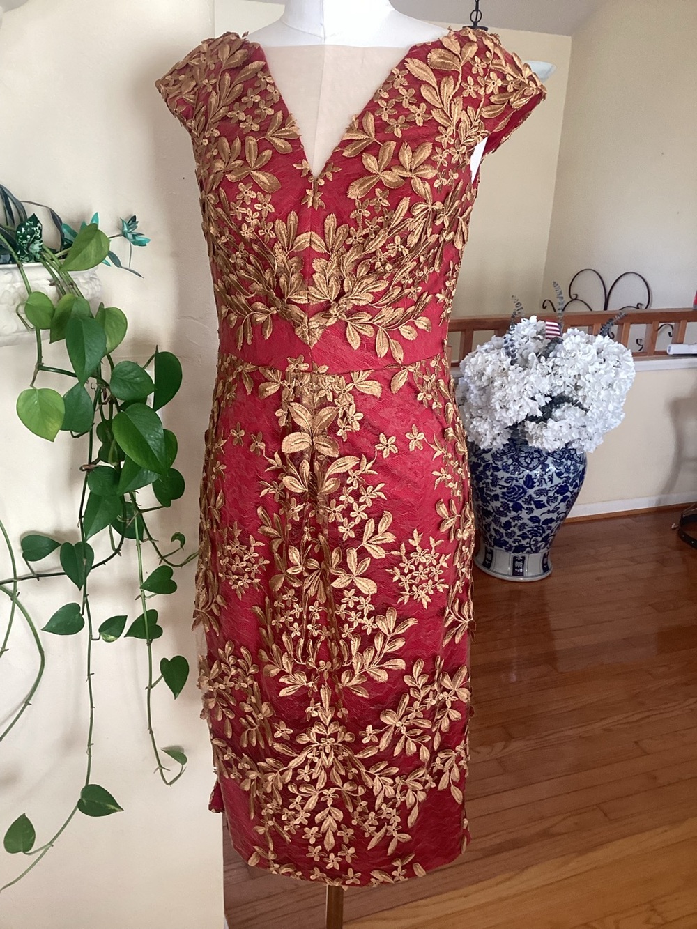 J.S. collection 3D floral OverlayMesh size 2